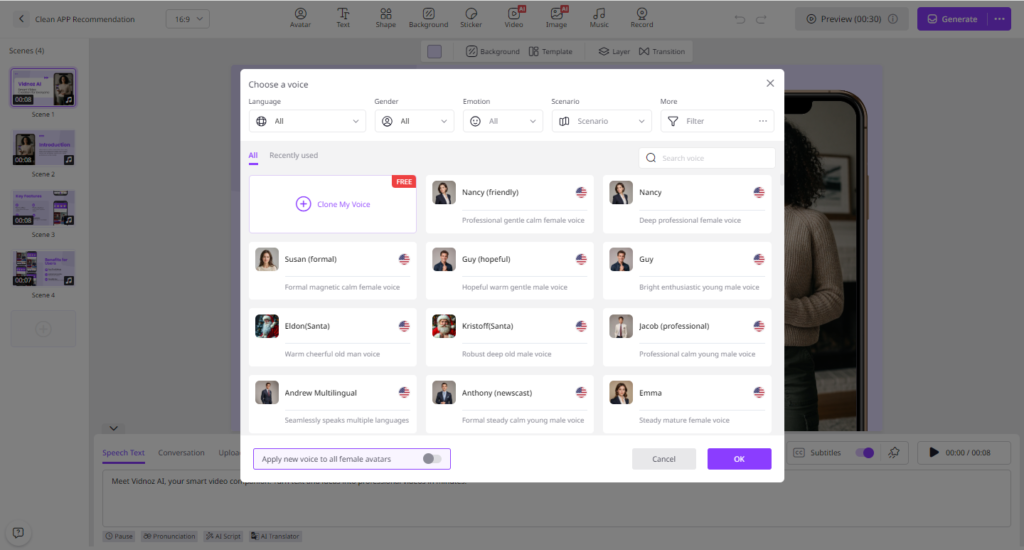 Part 4: Step-by-Step Guide: How to Generate Videos With Vidnoz AI 2