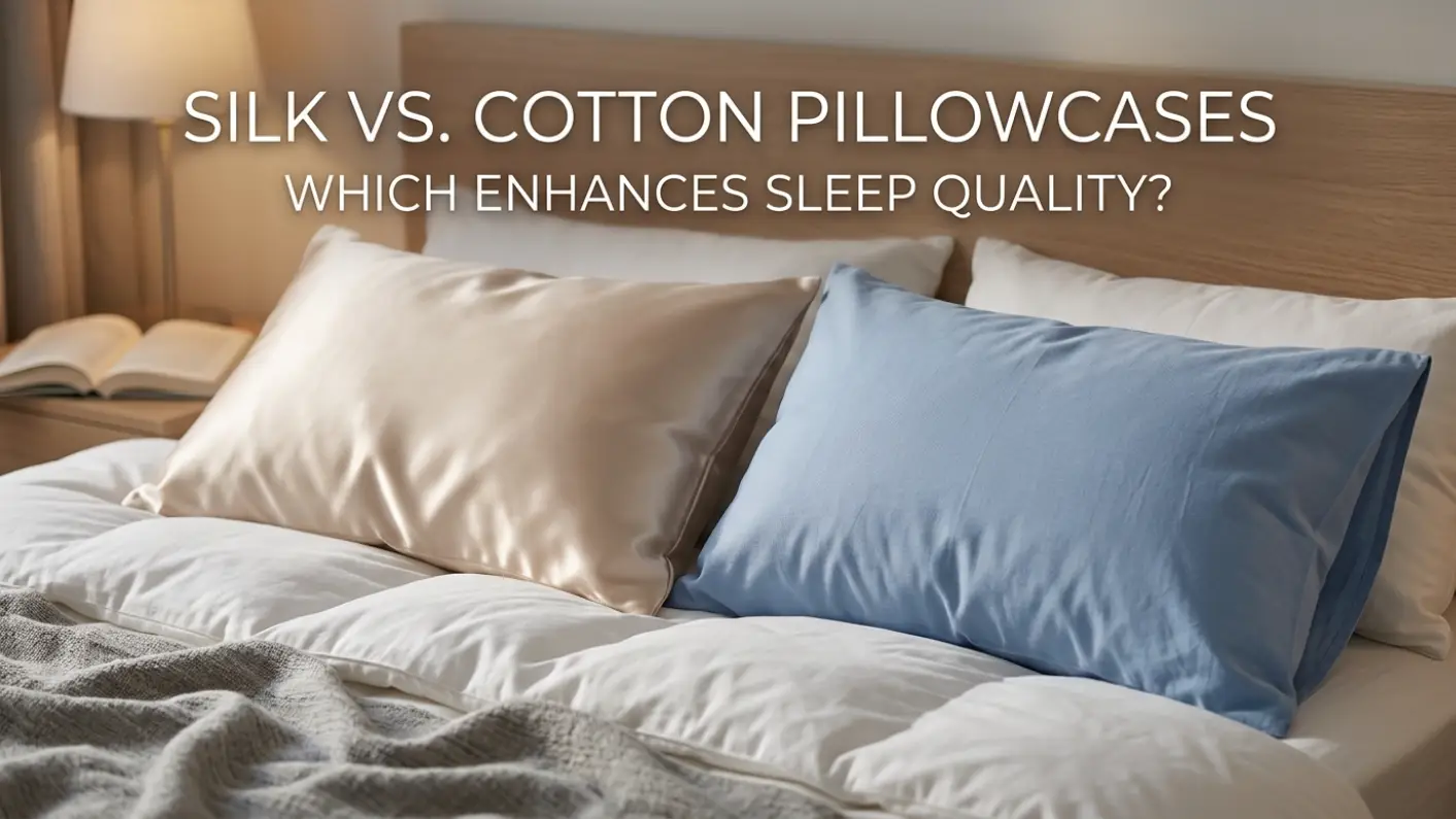 Silk vs. Cotton Pillowcases Which Enhances Sleep Quality