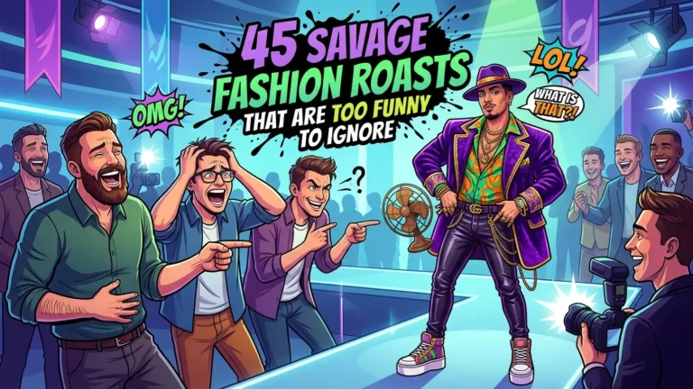 45 Savage Fashion Roasts That Are Too Funny to Ignore